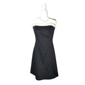 Robin Jordan Little Black Tube Corset Dress